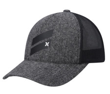 HURLEY DARK GRAY ICON SLASH TRUCKER HAT SNAPBACK MESH HIHM0051 010