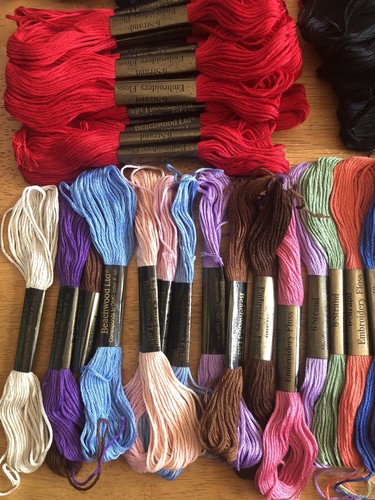 Lot of 162 Skeins Vintage DMC & Beachwood Embroidery Floss Cross Stitch Thread - Picture 6 of 8