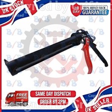 HEAVY DUTY CAULKING GUN 11" SILICONE SEALANT MASTIC ADHESIVE SKELETON APPLICATOR