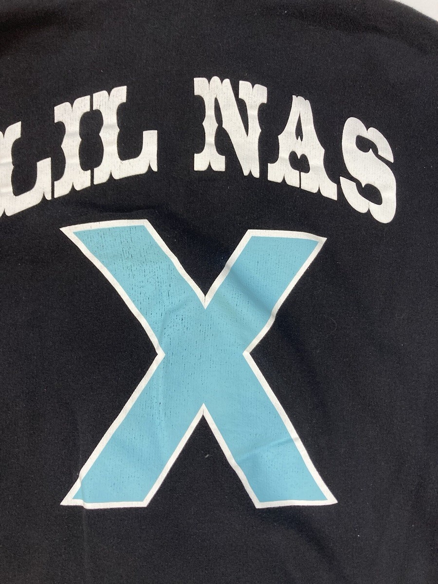 H&M Lil Nas X Panini Pullover Hoodie Men Large Black Music