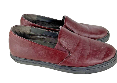Aerosoles Women Size 11 Millionaire Flat Comfort Shoe Slip On Wine Red
