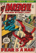 "Daredevil, The Man Without Fear!" 90, August 1972: Marvel Comics comic book: VG