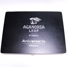 Aganorsa Leaf Gran Toro Maduro Empty Wooden Cigar Box 9.75" x 7" x 1.25"