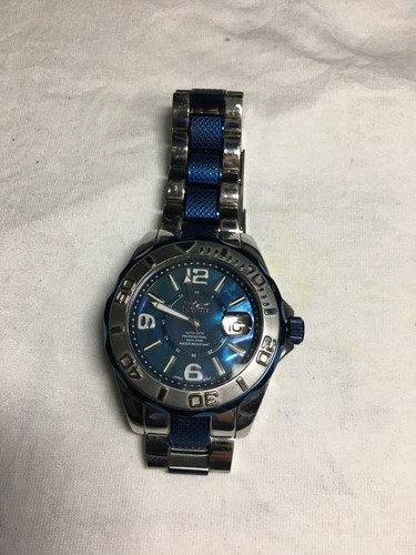 Invicta Pro Diver Blue Dial Two Tone Stainless Steel Wrist Watch for Men