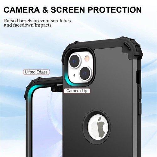 Robuste stoßfeste Schutzhülle für iPhone 15 14 13 12 11 Pro Max XR 8/7 Plus - Bild 20 von 56