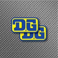 2pc 1.6 Vintage Dg Motocross Sticker Set Cr Rm Yz Kx Ahrma Mx Rc Dg