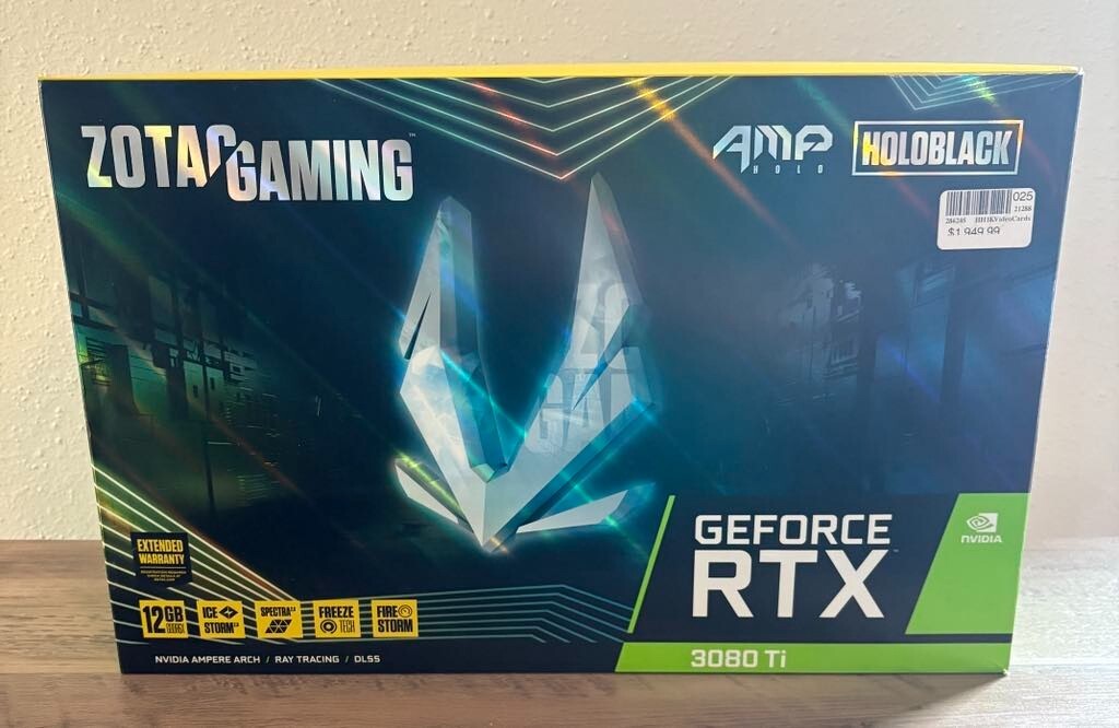 ZOTAC GAMING GeForce RTX 3080 Ti AMP Holo 12GB GDDR6X