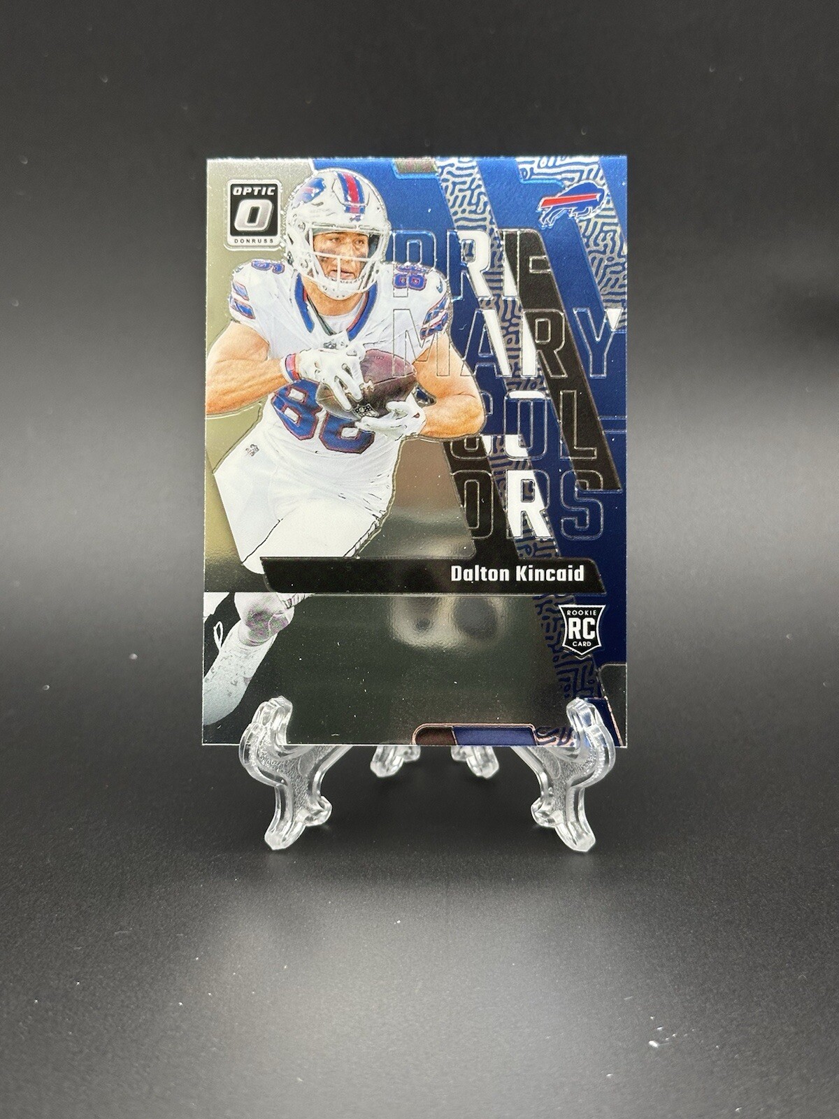 Dalton Kincaid Rookie #7 2023 Donruss Optic Primary Colors Buffalo Bills