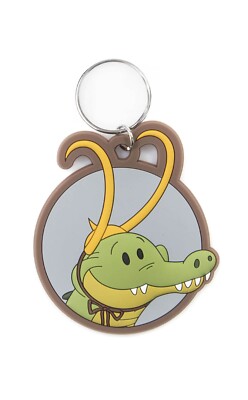 Loki Alligator Loki Schlüsselanhänger Gummianhänger Keychain