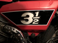 2x Moto Morini Seitendeckel Grundfläche in schwarz