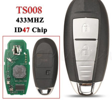 2buttons Ts008 Smart Remote Car Key Fob 433mhz Id47 Chip For Suzuki Swift Sx4