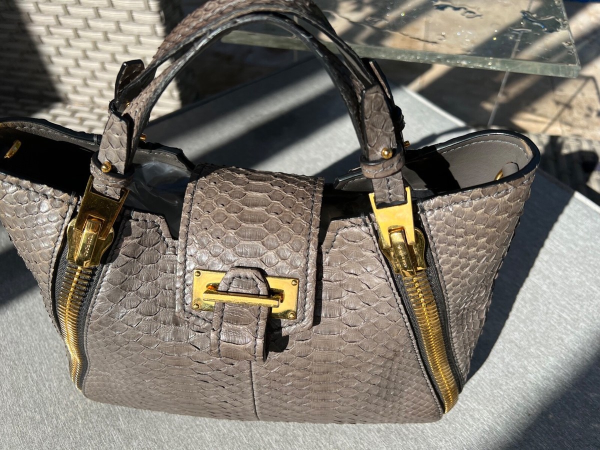【関税＆送料込み】Tom Ford Python Print Shoulder Bag Tom Ford Small Python-Print Chain Shoulder Bag - ShopStyle