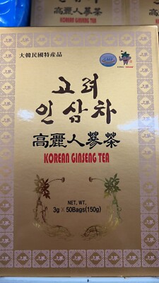Korean Gold Instant Ginseng Extrakt Tee 150g(3g 50Beutel)高丽人参茶