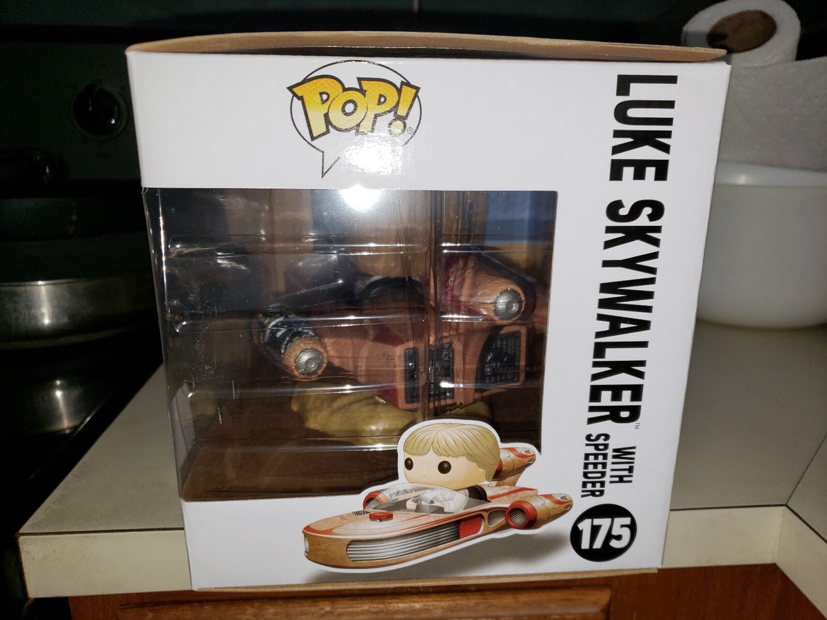 STAR WARS FUNKO POP LUKE SKYWALKER w/ LANDSPEEDER (Smuggler's