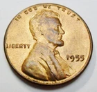 1955 P Lincoln Wheat Cent / Penny *AU - ABOUT UNCIRCULATED*  **FREE SHIPPING**