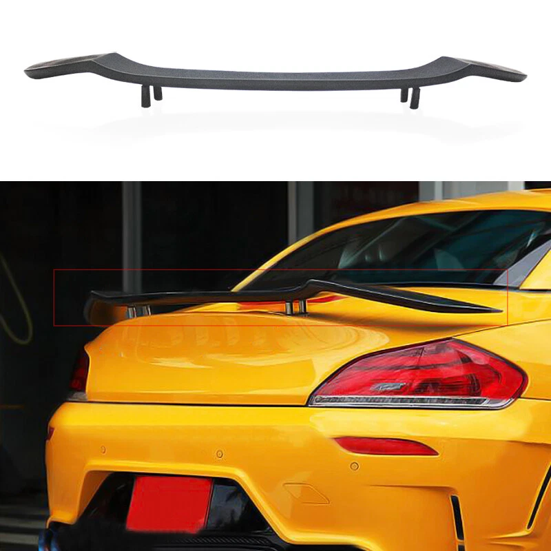 Universal 56.5" Rear Trunk Spoiler 3D Seagull Style Splitter Wing Matte Black Foto 2 de 4