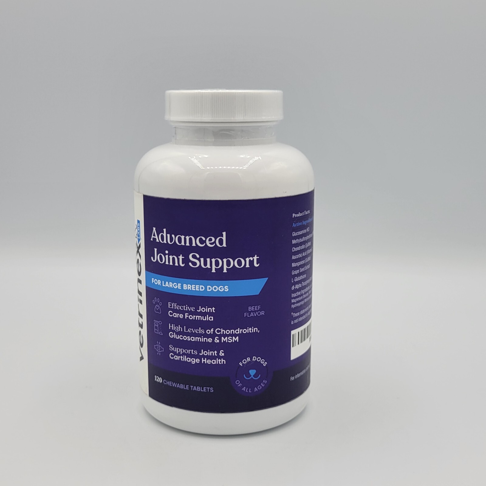 Vetrinex Labs Dog Joint Supplement For Large Breed Dogs 120 Chews eBay