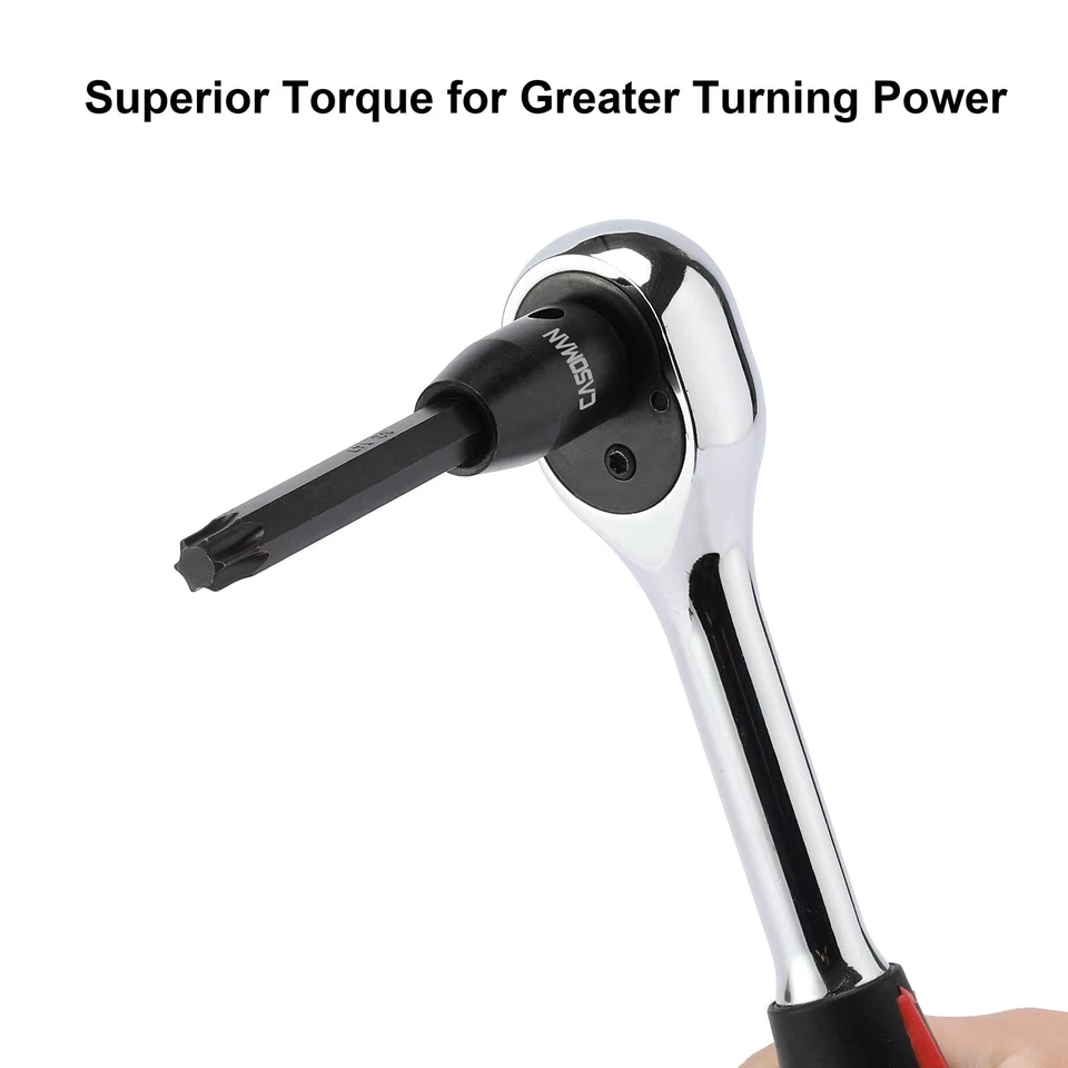 Extra Long Torx Bit Socket Set, 3.5-inch Length, Torx Bit in 3/8" Drive T30 -... - Image 3 of 4