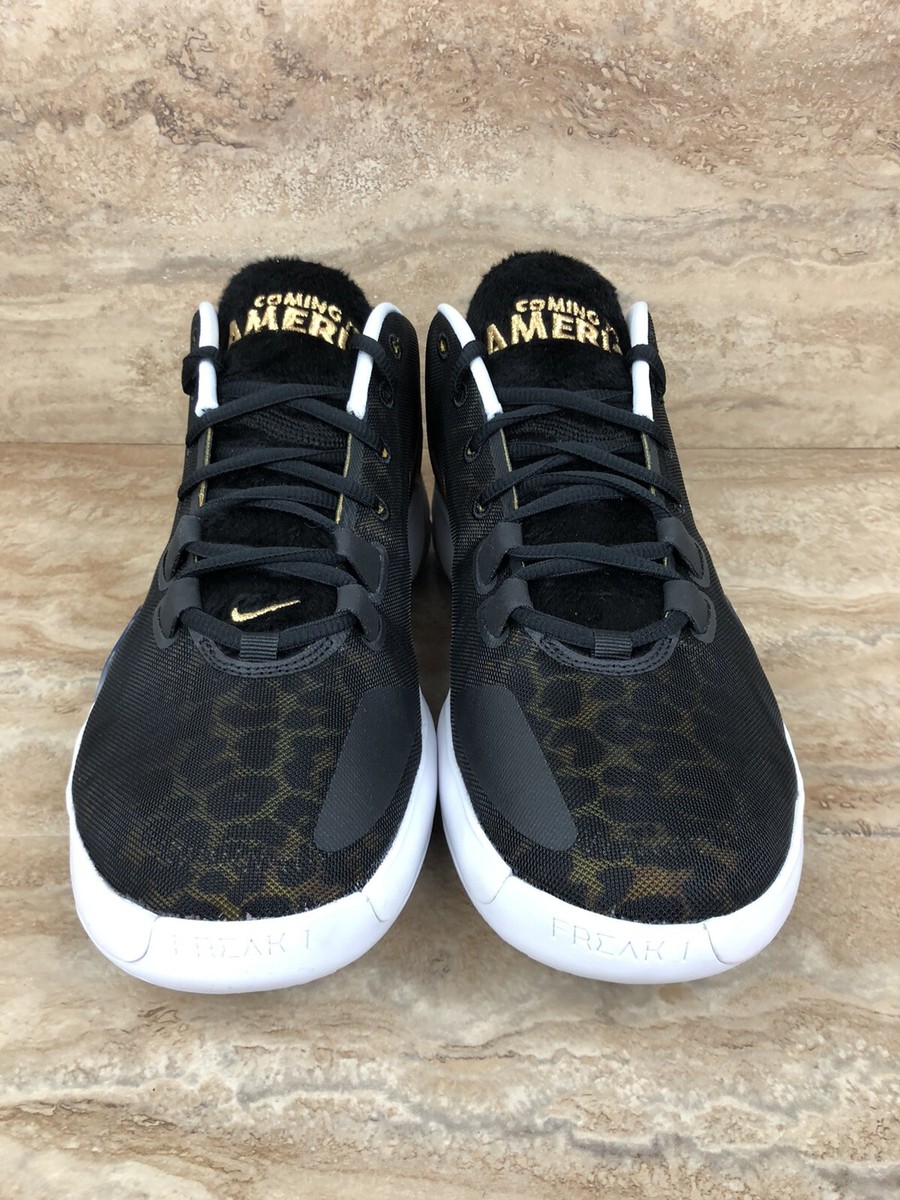 【美品】Nike Zoom Freak 1 ホワイト/ゴールド/ブラック24cm Nike Zoom Freak 1 