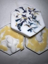 Juego de 3 jabones de leche de burro, jabón de panal de abeja sin perfume