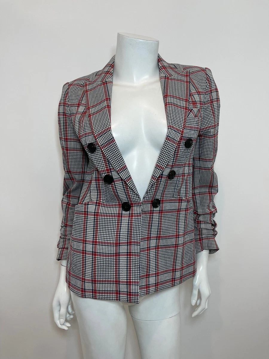 Veronica Beard Beard Caldwell Dickey Jacket in Navy Red Cream