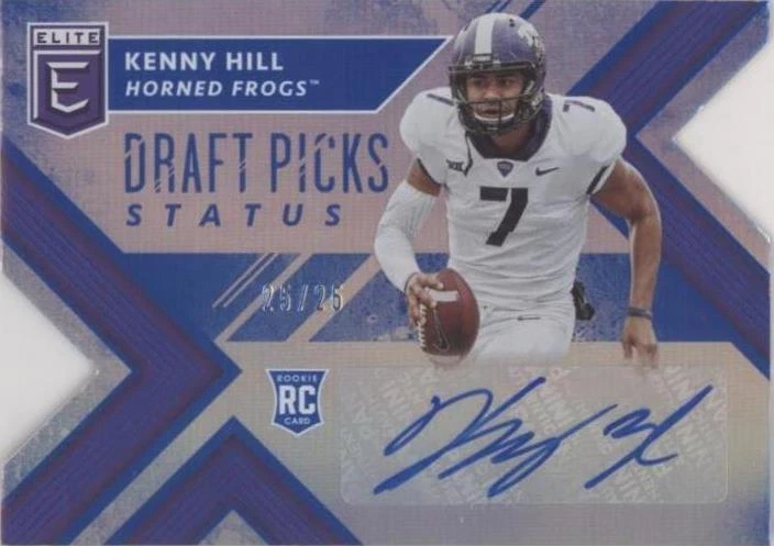 Status Blue Die-Cut Autographs