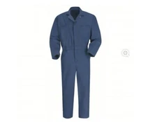 Red Kap by Vf Imagewear Work Coverall Navy Blue Mechanic Size 40 CT10NV RG 40