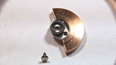 Universal G 72 Watch Part: complete Oscillating Weight & Axle(bearing and screw)