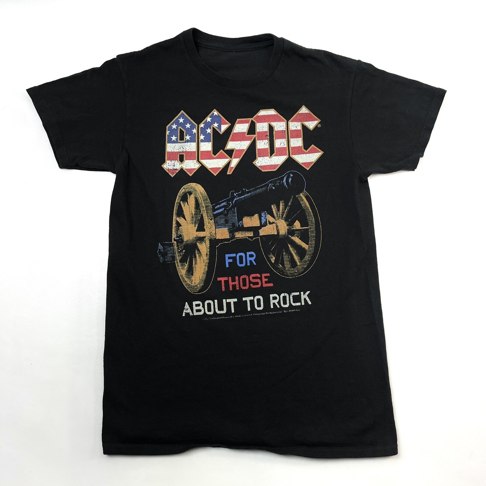 AC/DC For those About Rock Canion Rock Band Black T-S… - Gem