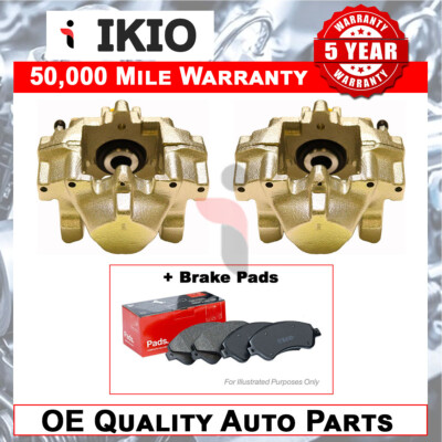 Fits Mercedes C-Class 2000-2008 CLK 2002-2010 Brake Calipers + Pads Rear Ikio