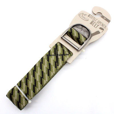 Chaco Bottle Opener Belt Unisex Static Avocado Style Nylon Brand New One  Size