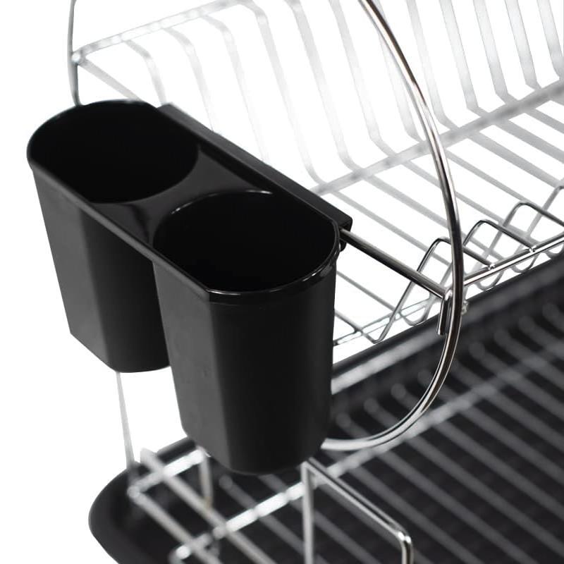 Kit Scolapiatti Acciaio Inox da Appoggio e Incasso - Acciaio Satinato - 3