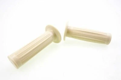 Griffe 22/24mm Griffgummi Satz elfenbein für Kreidler Florett Eiertank TM TS