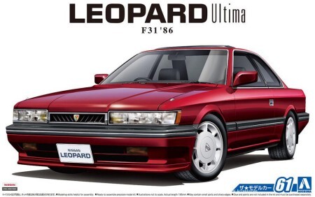 1/43 DISM 1NISSAN レパード Ultima (前期型) DISM 日産 F31レパードUltima 1/43 ゴールド 前期型 BBS