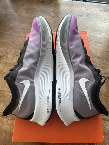 New Nike Zoom Fly 3 Carbon Running shoes Pink Blast/Grey /White size UK 11 - Picture 13 of 24