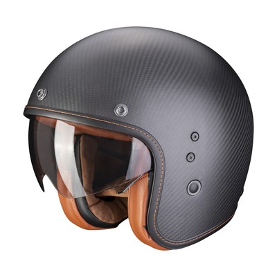 SCORPION Jethelm BELFAST CARBON EVO SOLID Mattschwarz Gr: L ECE 22.06