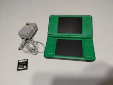 NINTENDO DSi LL Console Green Charger w/Stylus (Pen) Tested Working EXCELLENT 