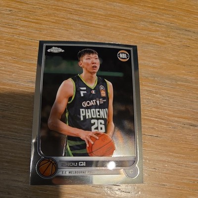 2022 2023 SE Melbourne Phoenix NBL Basketball Topps Chrome Card - Zhou Qi