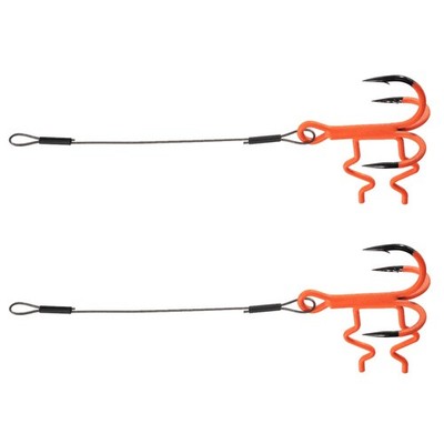 BKK Assist Spear Stinger 7x7 Wire Zander UVO Stinger System Vorfach Raubfisch