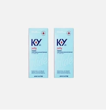 KY Jelly Classic Glide Water based personal Lubricant 4OZ (Pack of 2)