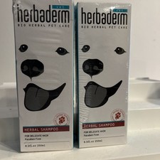 2X. VET HERBADERM BIO HERBAL PET CARE HERBAL SHAMPOO 8.5 FLOZ NEW
