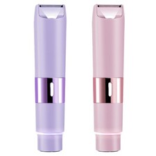 1Pc 2 In 1 Bikini Trimmer For Women Dual Head Cordless Body Shaver IPX5 Waterpro