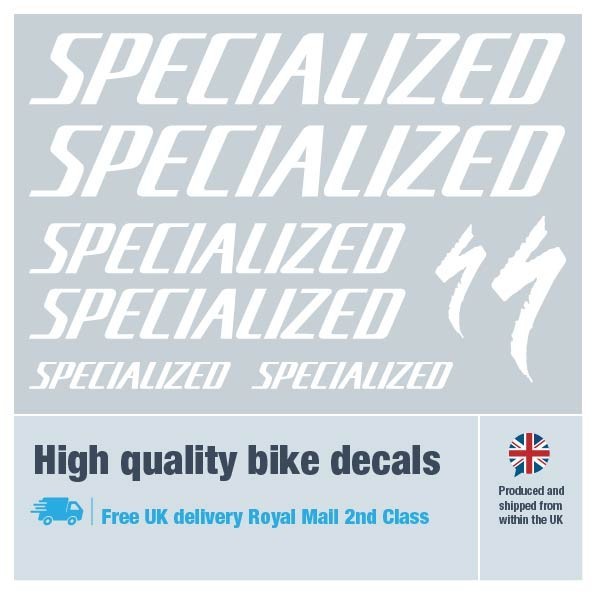 Specialized bike decals labels stickers