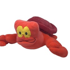 Disney Princess 14 Sebastian Plush Little Mermaid Soft Stuffed Animal Red Crab
