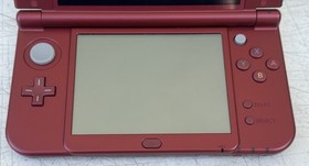 New Nintendo 3DS XL Handheld Game Console RED-001 Red USED No Power Cord