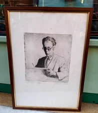 N 2 QUADRI ACQUAFORTE- INCISIONE    Alberto Helios Gagliardo (Genova 1897-1987)