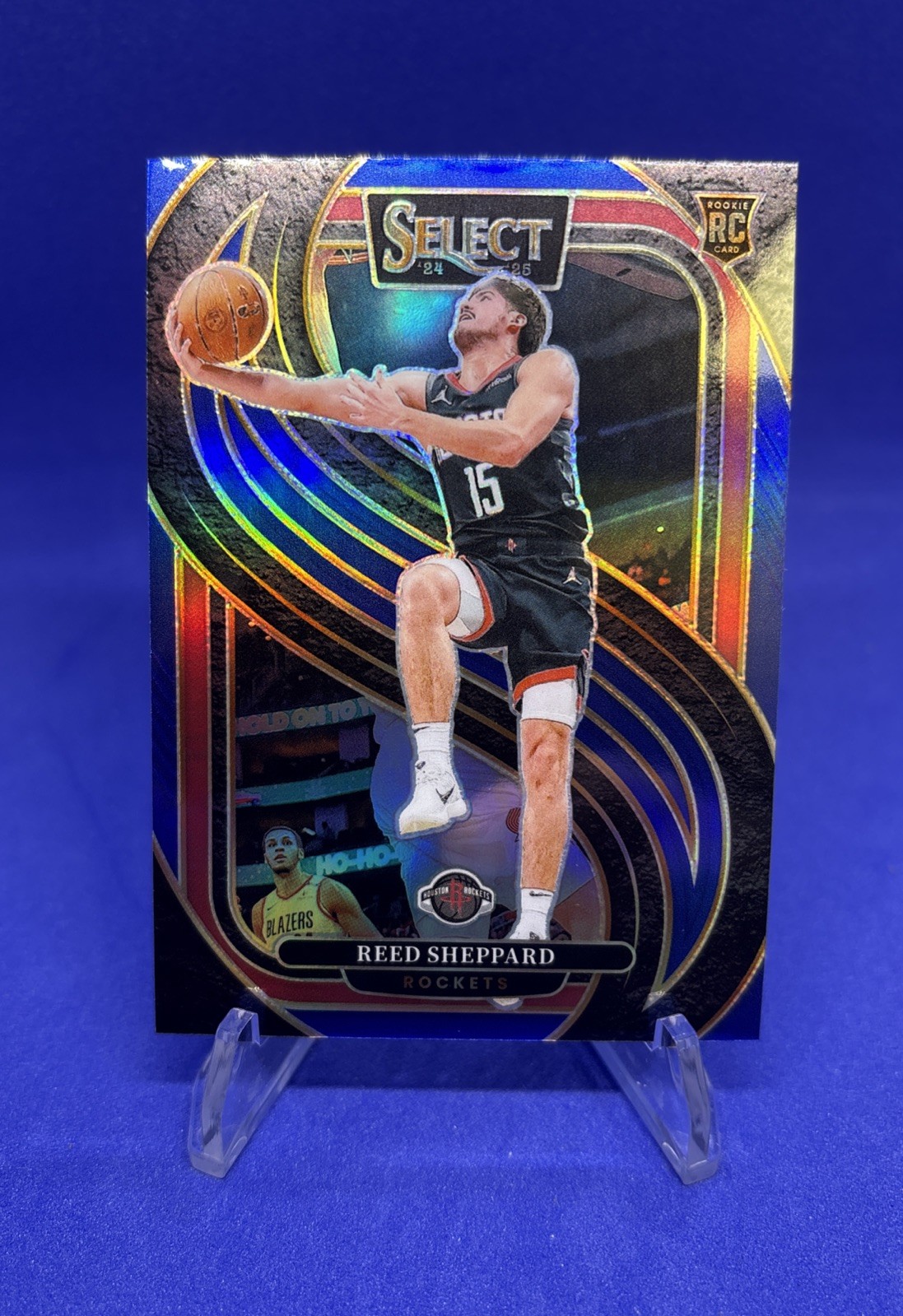 2024-25 Panini Select - Premier Level Reed Sheppard #181 Blue Prizm (RC)