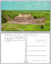 Templo Guerreros Chichen Itza Mexico Postcard