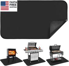 Hearth Rugs for Fireplaces, Fireproof Fireplace Mat, Gas Grill Splatter Mat for