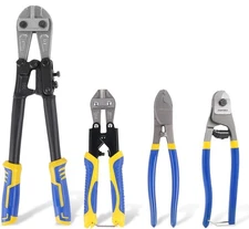 4pc Bolt Cutter Pliers Sets, Heavy Duty Bolt Cutters, 14" Bolt Cutter and 8" Wir